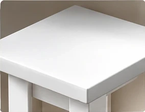 Real White table top