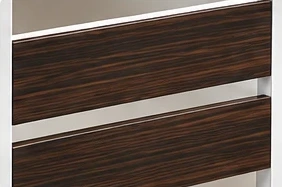 Macassar Ebony wood strip accent